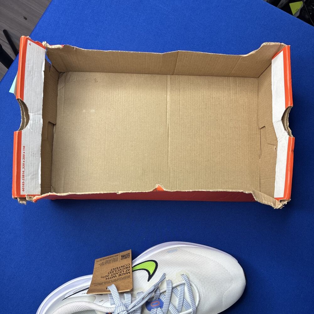 Women Nike Downshifter 12 Running Shoe Summit White/Lime Blast DD9294-104 no lid - Picture 8 of 10